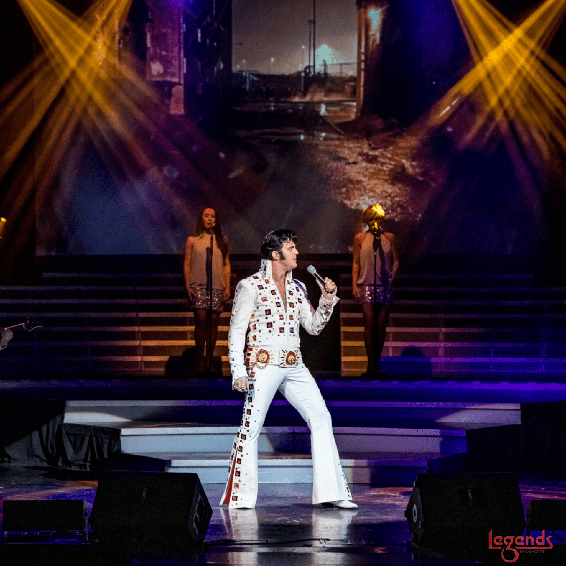 Ryan Pelton as Elvis Presley Legends in Concert Branson