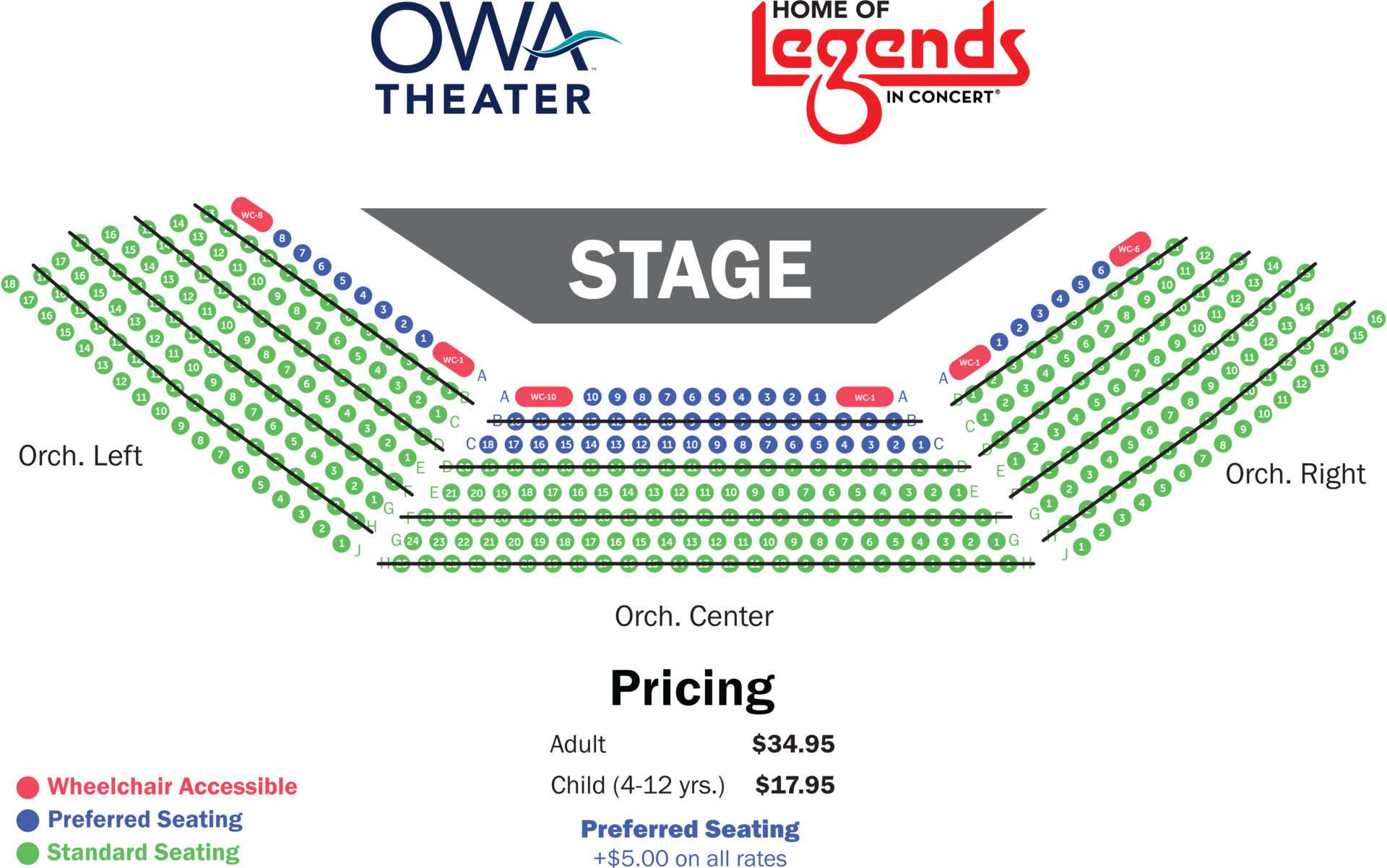 Legends in Concert Seating Chart - COVID 7.1.2020_PRINT OWA Theater